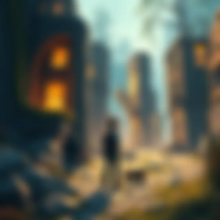 Point and Click Adventure Game A scene from a serious point and click game featuring a character exploring a detailed environment with engaging visuals and a thoughtful narrative.