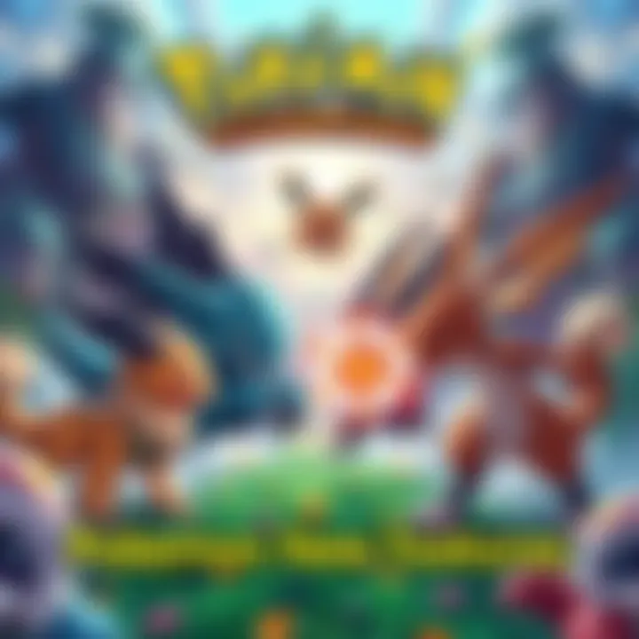 Pokémon Champions Gameplay Players battling with Pokémon in a colorful world with new challenges and strategies