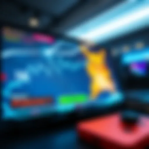 A digital display showing Pokemon gaining experience points after a battle, illustrating the unique mechanics of the game.