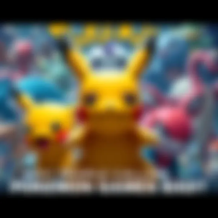 A collage of different Pokémon game characters with negative reviews from players in the background