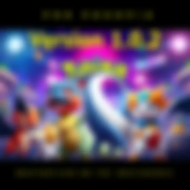 Colorful scene showing Pokémon characters and gameplay elements from the new Pokopia Version 1.0.2 update