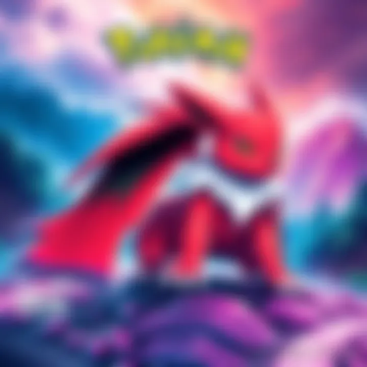 Cover art of Pokémon Scarlet and Violet featuring colorful characters and landscapes