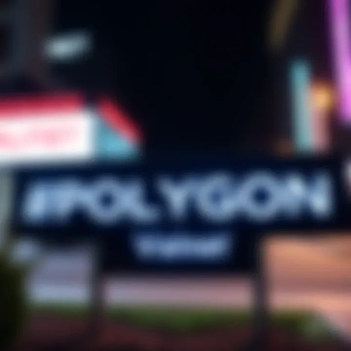 Sign showing Polygon logo with Valnet logo, symbolizing the acquisition and recent layoffs