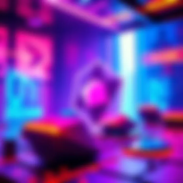 A digital representation of Polygon's new blockchain features with vibrant colors and modern design elements.