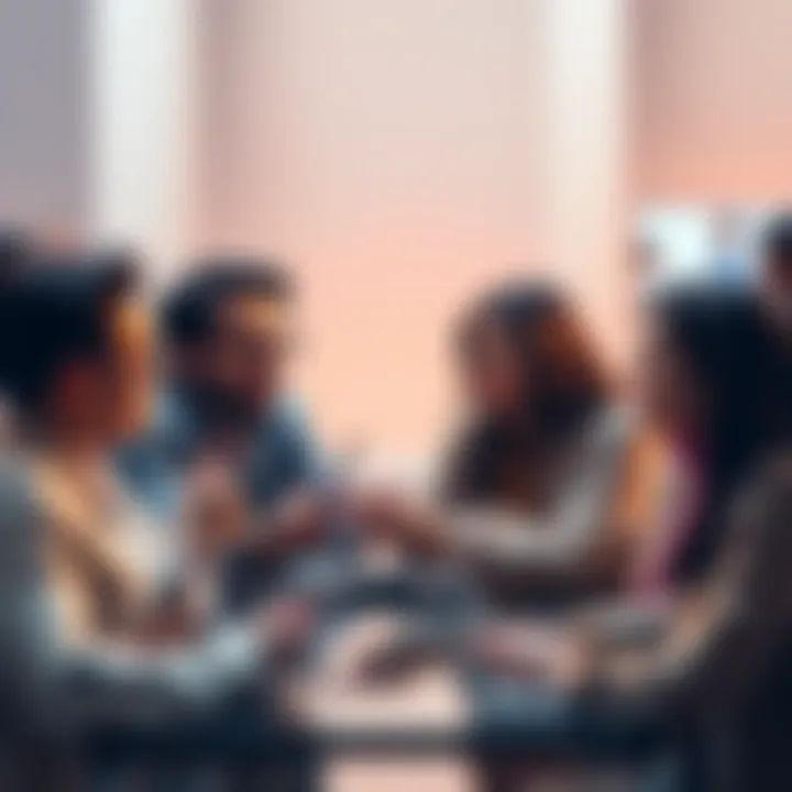 People discussing trends in Popoloposting Group of people engaging in a lively discussion about Popoloposting trends in 2026