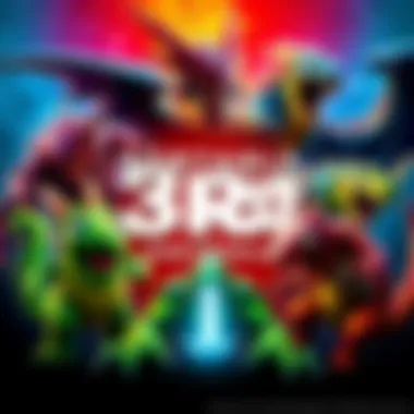 Portable 3rd Game Cover Cover art featuring a mix of monsters from Monster Hunter, including a green Nargacuga and a Zinogre, set in a colorful background of familiar game maps