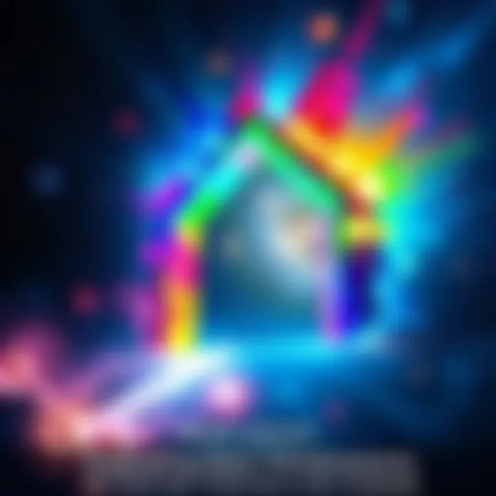 Portal Opening A colorful portal opening amidst a starry background, symbolizing new opportunities and change.