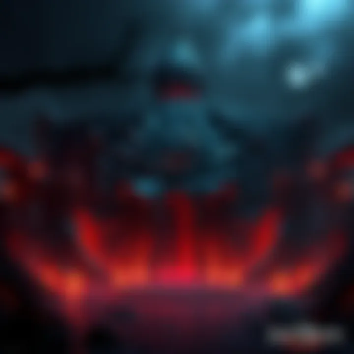 An artistic depiction of the Portal leading to the Human Citadel from Soul Reaver, showcasing intricate details and a dark, atmospheric setting.