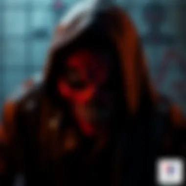 A still from the 13-second clip showcasing dark, haunting art related to The Artist in the upcoming game update.