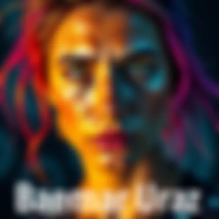 Portrait by Baermar Uraz A colorful portrait showcasing Baermar Uraz's unique style with vibrant colors and imaginative themes.