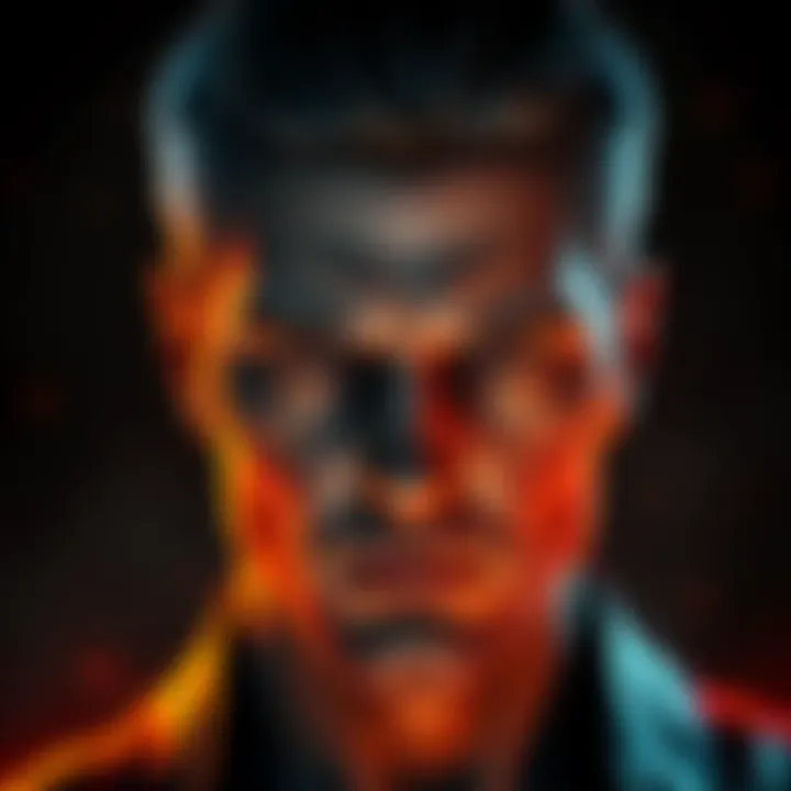 Portrait of Wesker A striking portrait of Wesker that captures his intense gaze and character details, generating online discussions
