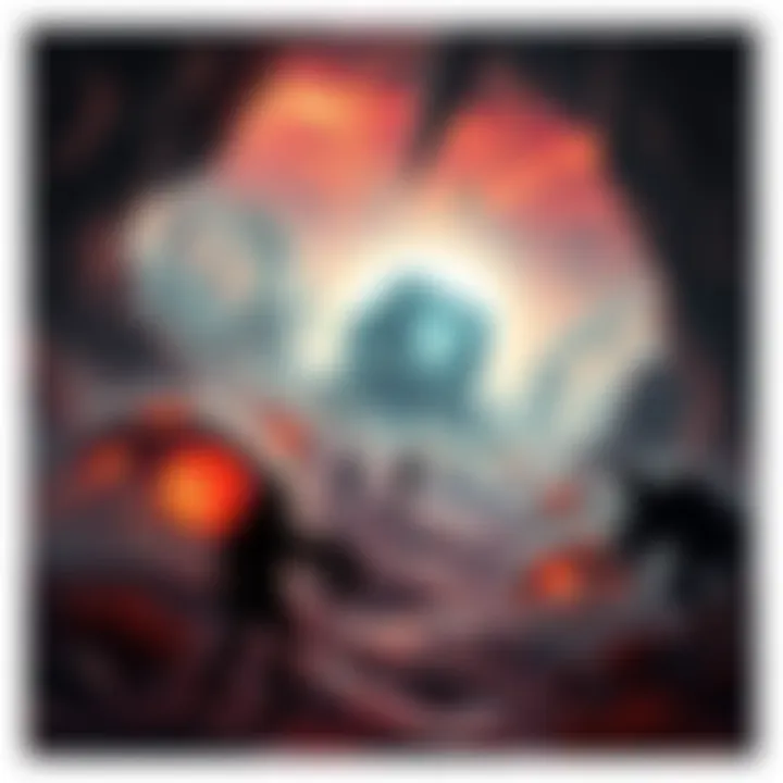 Players exploring a dangerous environment in THE CUBE, SAVE US, with creatures and shifting terrain