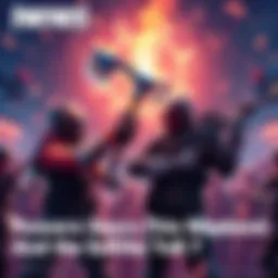 Players celebrating winning the Soft Roller Pickaxe during Power Hours event with Ice King’s Gauntlets and Epic Vector 7 DMR.