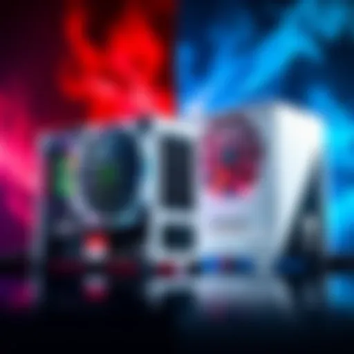 Power Supplies Comparison Side-by-side view of XPG Core Reactor II White 850W and CORSAIR RM850e White power supplies, highlighting their features and designs.