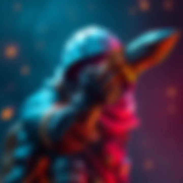 Powerful Weapon Showcase A character holding a strong weapon, demonstrating its dexterity and strength scaling in gameplay.
