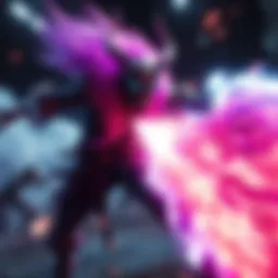 A fierce enemy from Elden Ring unleashing a high-damage attack in a battle scene.