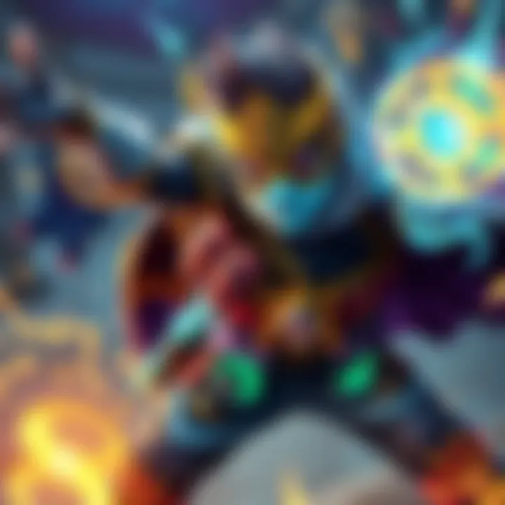 A strong position 1 caster unleashing spells in a competitive game, showcasing new gameplay dynamics.