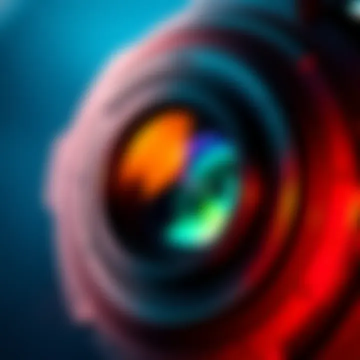 Close-up view of the PPM-88 lens frame showcasing its modern design and features