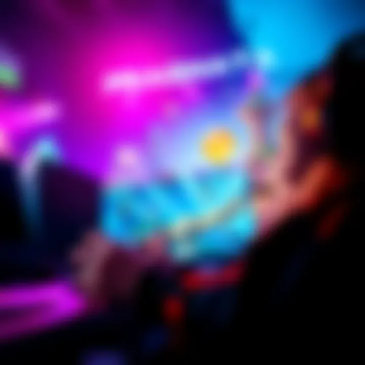 A gamer excitedly playing the Pragmata demo on a computer, showcasing vibrant graphics and engaging gameplay.