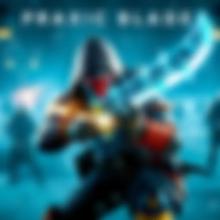 Praxic Blade in action A player using the Praxic Blade, showcasing its Cold Steel perk against frozen Champions in Destiny 2