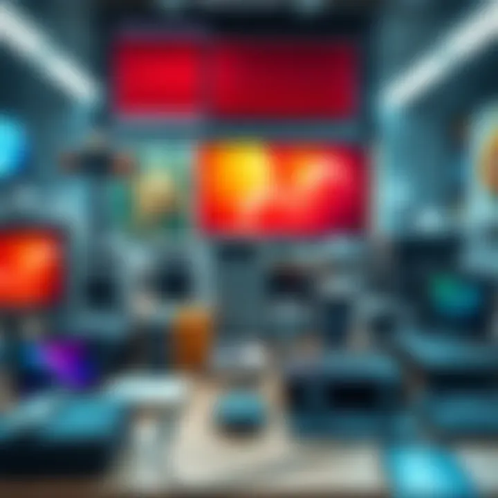 PRC PC Items Display A collection of PRC PC items organized neatly on a table, showcasing their condition and appeal for potential buyers.