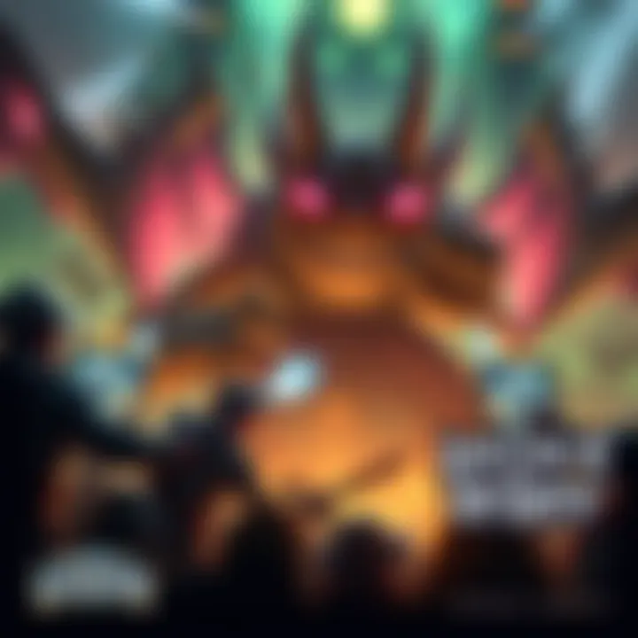 Players competing in the Pre-Release Tavern Brawl for the Lost City of Un'Goro, showcasing new cards and rewards