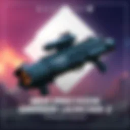 New Precision Grenade Launcher in Destiny 2 A precision grenade launcher from Destiny 2 with unique design, showcasing its features and details, set against a dynamic game background