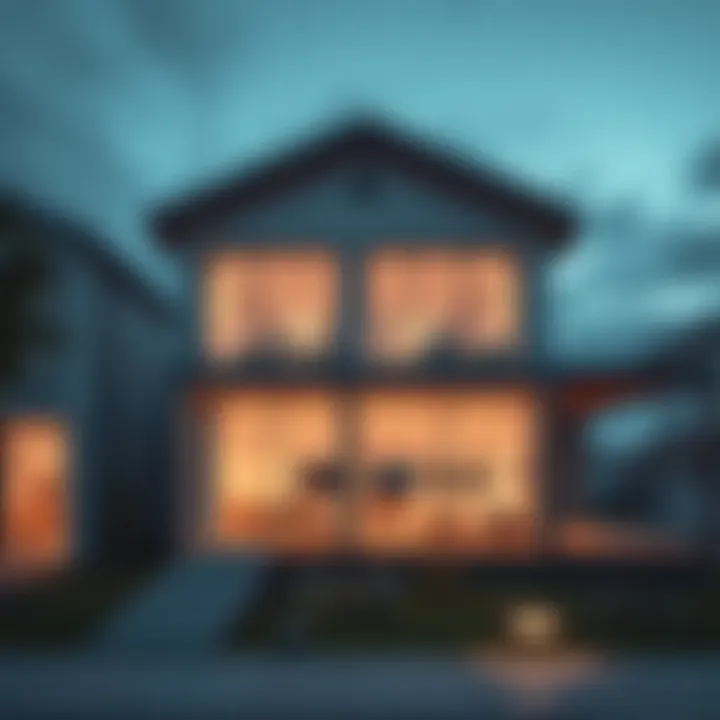 A view of the unique prefabricated house store in Türkiye showcasing innovative designs and modern architecture