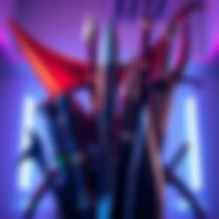 A collection of gaming weapons including throwing daggers, bows, and swords displayed together, highlighting player preferences.