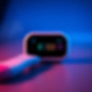 A close-up of the innovative Pregnancy Test Port showcasing its sleek design and easy-to-use features, with a pregnancy test indicator visible on the screen.