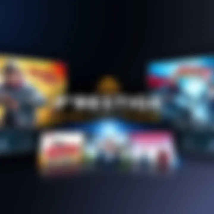 A colorful graphic showcasing the Prestige Collection bundle with popular game titles like Blood West and Streets of Rage 4, inviting gamers to choose their favorites.