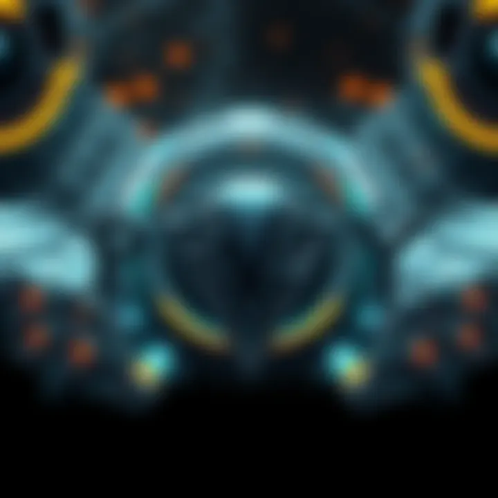 Close-up of the Prey 2017 logo with a sci-fi background