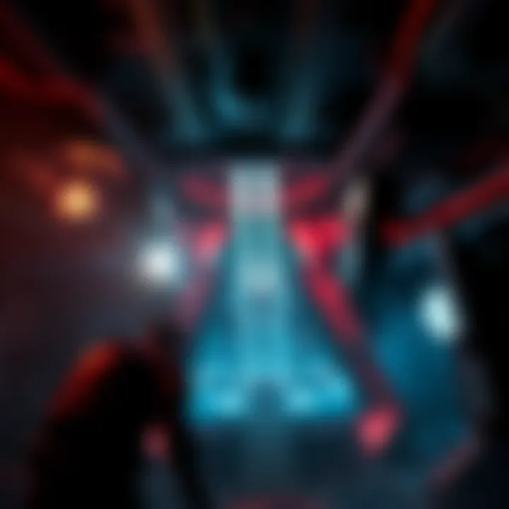 A character exploring a dark and eerie space station in Prey 2017, showcasing a tense atmosphere.
