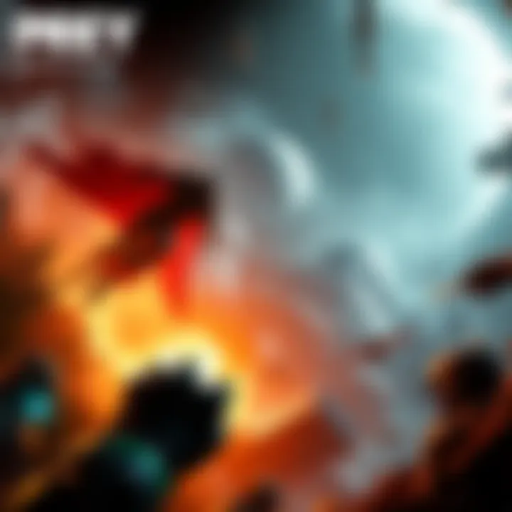 Scene showing gameplay from Prey: Mooncrash DLC with intense action and exploration elements