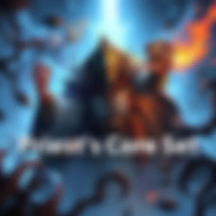 A gameplay scene showing a character using the Priest's Core Set, with cards in hand and a strategic board layout.