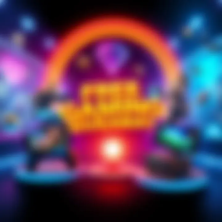 A colorful graphic showcasing free games and exclusive content for Prime Gaming users