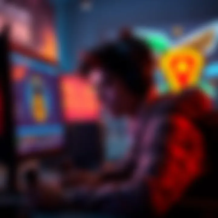 A gamer looking at a computer screen with greyed out Prime Gaming rewards, showing frustration but determination to unlock them.