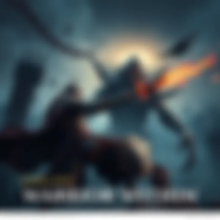The Prince, a warrior in armor, fights the monstrous Dahaka in a dark, ancient setting with time-related symbols in the background.
