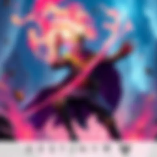 A Prismatic Warlock character casting a powerful spell in a vibrant environment in Destiny 2