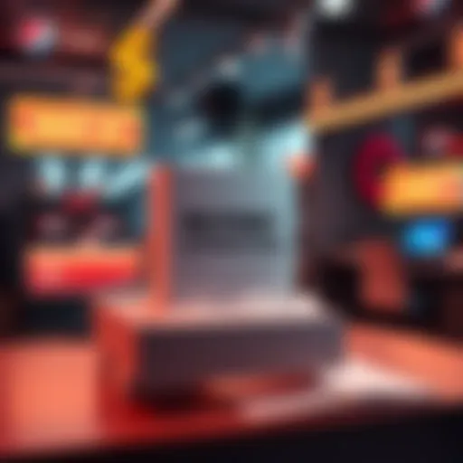 Product without expansions A display of a product box showing no story expansions included, with currency symbols indicating worth.