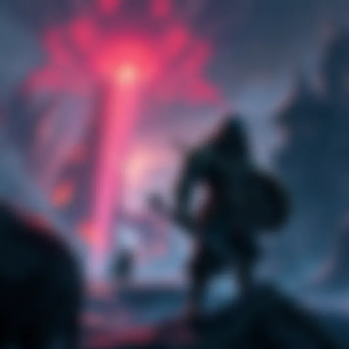 Art showing the fantasy world of Project Dante, featuring characters and environments typical of Dungeons & Dragons RPGs