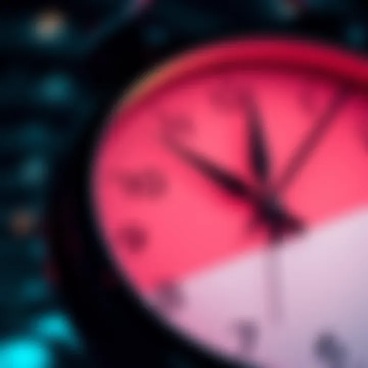 A close-up of a clock showing time passing slowly, symbolizing project delays and the need for efficient solutions.
