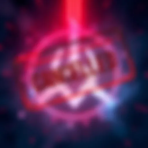 A graphic showing a cancelled stamp over a gaming studio logo, symbolizing the cancellation of Project Ekur and highlighting concerns within Halo Studios.