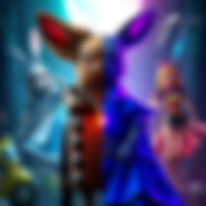 Comparison of Project Rabbit and Alice A visual comparison showing characters and themes from Project Rabbit alongside elements from the game Alice, highlighting gameplay similarities.