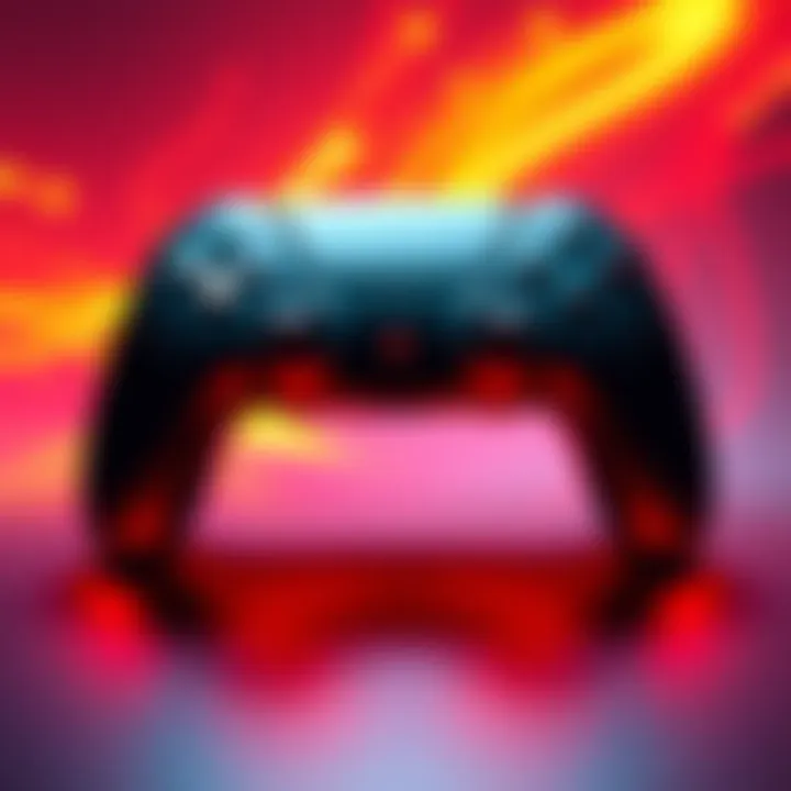 A new gaming controller designed for enhanced realism and interaction is showcased, featuring a sleek design and modern technology.