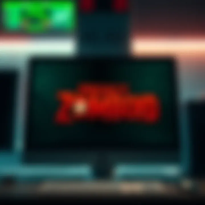 A computer screen displaying the Project Zomboid logo with patch notes for version 42.11.0 UNSTABLE on the screen.