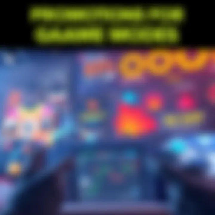 A colorful graphic showing various game modes with promotions and discounts, highlighting less popular modes with eye-catching offers.