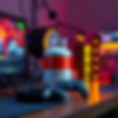 A propane tank sits next to a gaming console and controllers on a desk, showcasing how it can be integrated into gaming strategies.