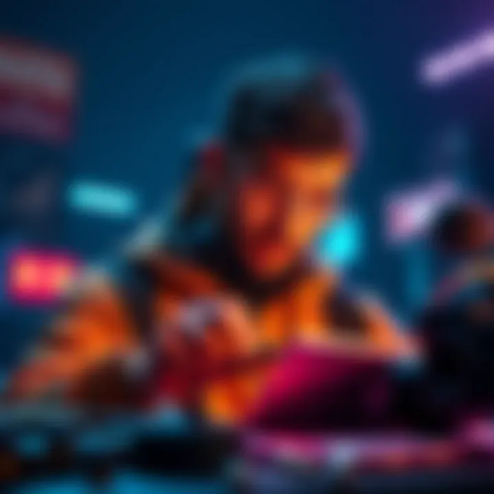 A player examining their Lexington and Negotiator Dilemma sets for Prototype conversion