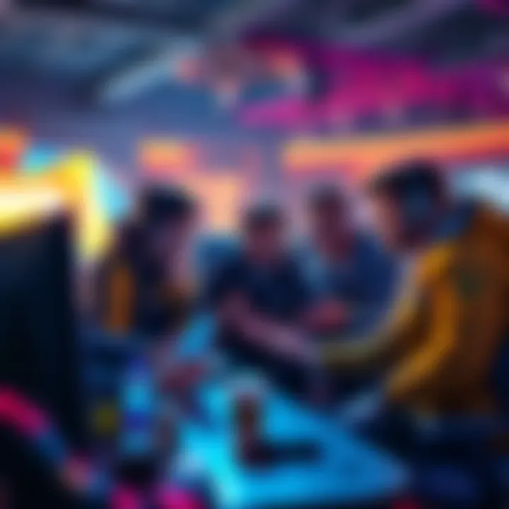 A group of players discussing Proxchat features in a gaming setting, highlighting diverse reactions and opinions.